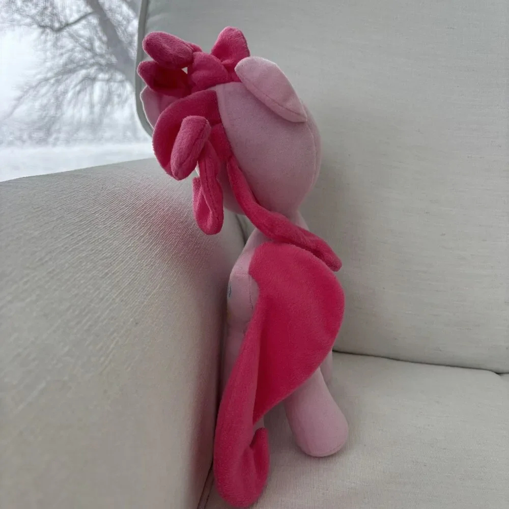 My Little Pony Twilight Sparkle & Pinkie Pie Plush Hasbro Ty Glitter Purple Pink